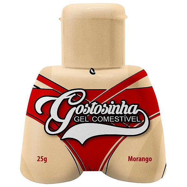 Gostosinha Gel Comestível Para Sexo Oral Hot 25g Pepper Blend - Morango