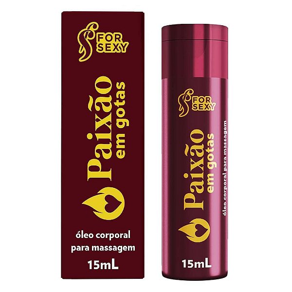 Paixão Em Gotas Lubrificante Hot 15ml For Sexy