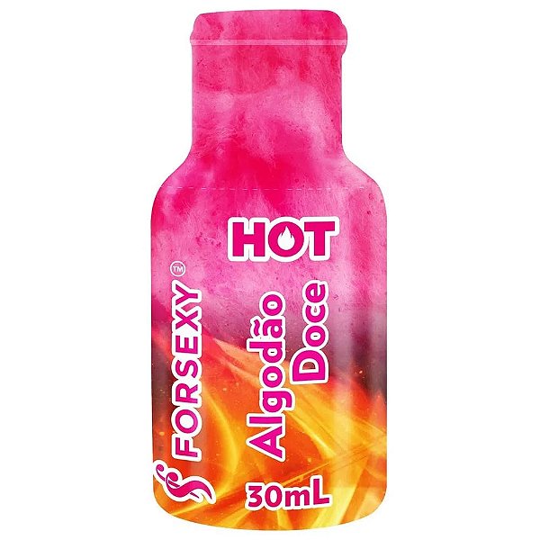 Gel Hot Beijável 30ml For Sexy - Algodão Doce