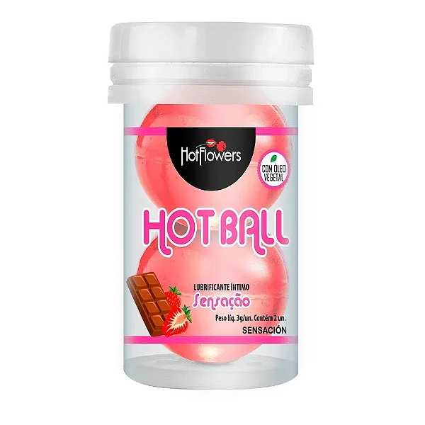 Hot Ball 2 Unidades Beija Muito Hot Flowers - Sensação