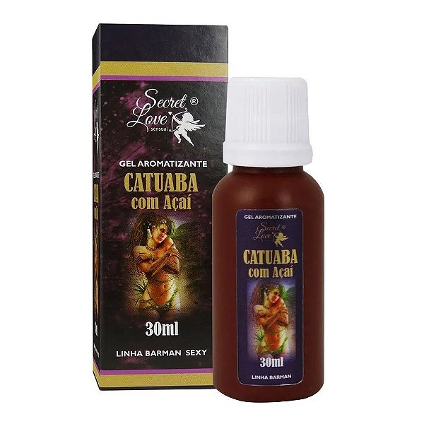 Gel Aromatizante Esquenta Linha Barmman Sexy 30ml Segred Love - Catuaba Com Açaí