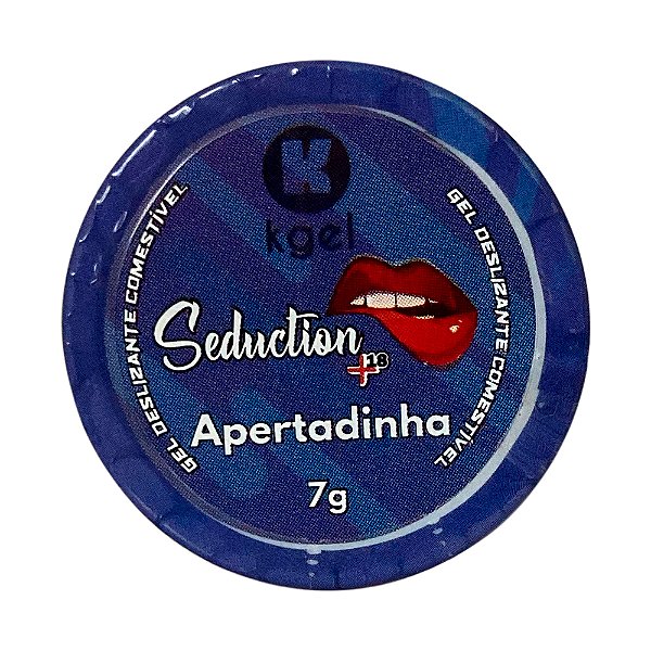 Seduction +18 Apertadinha Gel Deslizante Comestível 7g K Gel