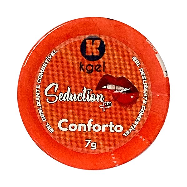 Seduction 18+ Conforto Dessensibilizante Gel Deslizante Comestível 7g K Gel