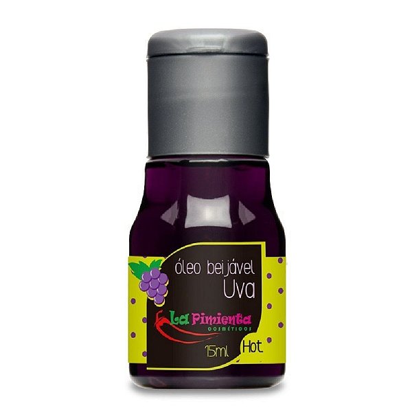 óleo Beijável Hot 15ml La Pimienta - Uva