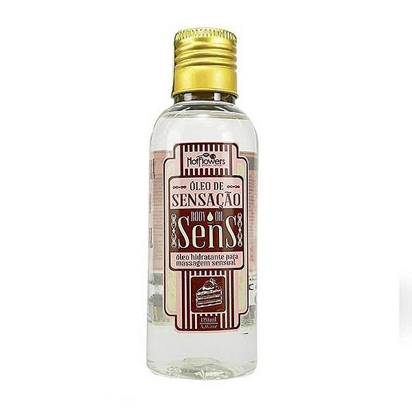 Sensação óleo De Coco Para Massagem 120ml Hot Flowers