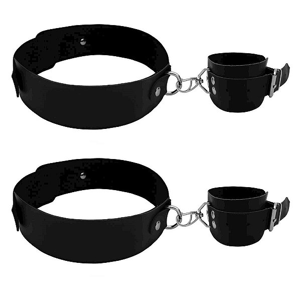 Algema Bracelete Punhos E Coxas Dominatrixxx
