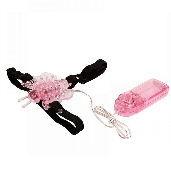 Estimulador Clitoriano Borboleta Com Cinta Ld Import