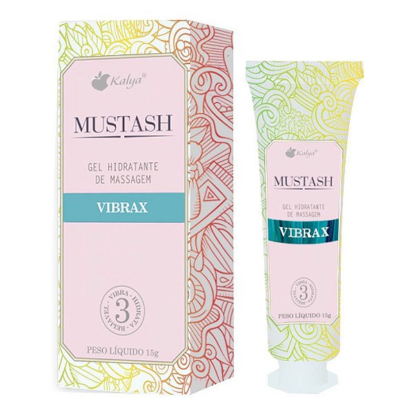 Mustash Vibrax Gel Vibrador Liquído 15gr Kalya