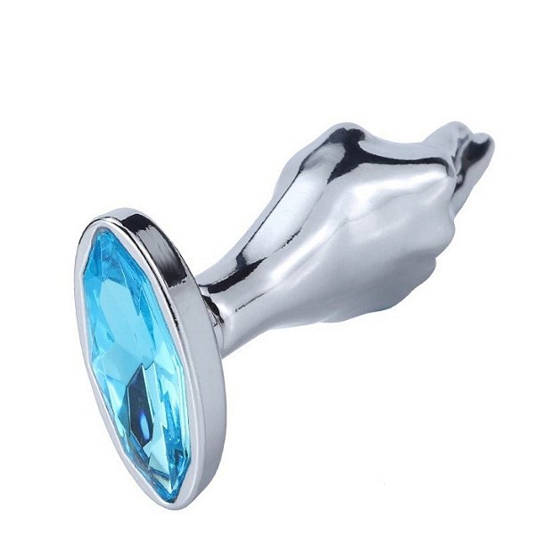 Plug Anal De Aço Com Jóia Na Base Lf Import