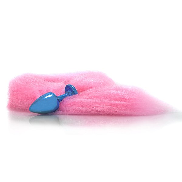 Plug Anal Em Metal Com Rabo Pink Hard