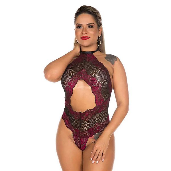 Body Perfect Pimenta Sexy - Preto Com Pink