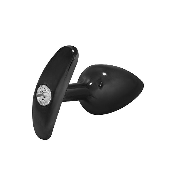 Plug Anal Anatômico Pequeno Colors Hard - Preto