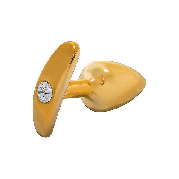 Plug Anal Anatômico Pequeno Colors Hard - Dourado
