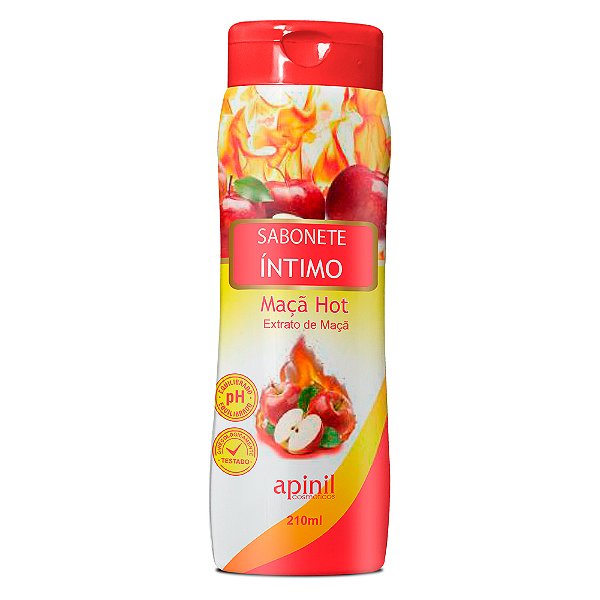Sabonete Líquido íntimo Feminino 210ml Apinil Cosméticos - Maçâ Hot