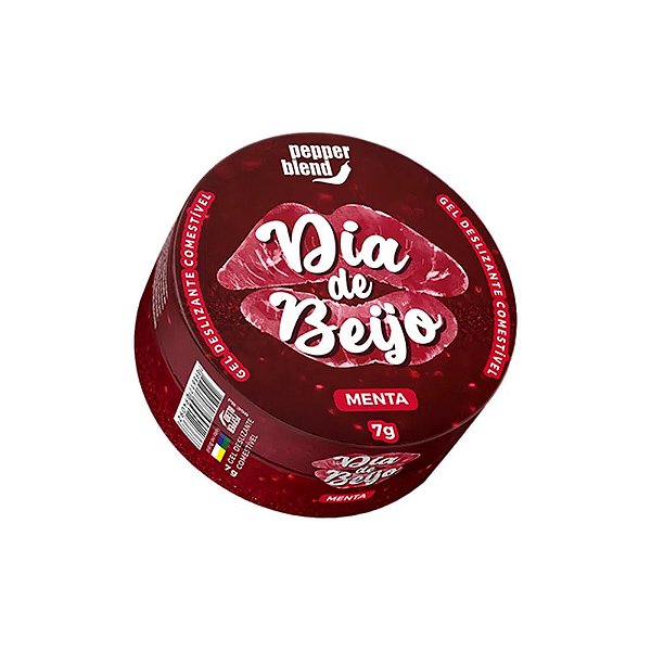 Gel Deslizante Comestível Dia Do Beijo 7g Pepper Blend