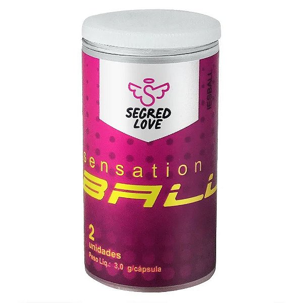 Sensation Ball Capsula De óleo Para Massagem 2 Unidades Segred Love