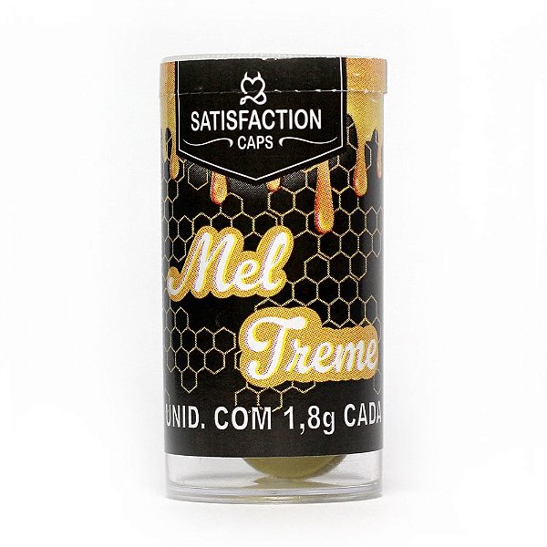 Bolinha Mel Treme 3 Unid Satisfaction Caps