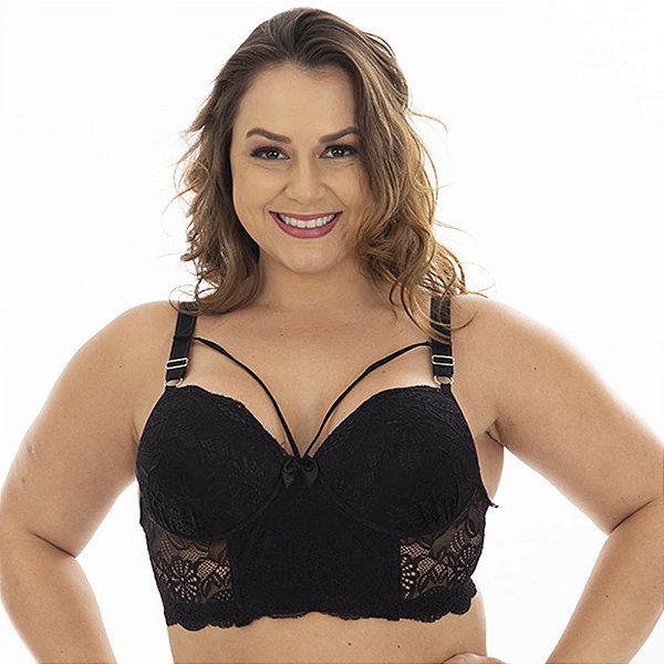 Sutiã Plus Size Reforçado Lara Com Paleta Patitex