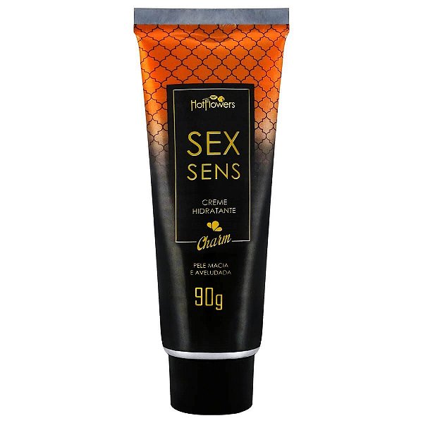 Creme Hidratante Sex Sens Corporal Pele Macia E Aveludada 90g Hot Flowers - Charm