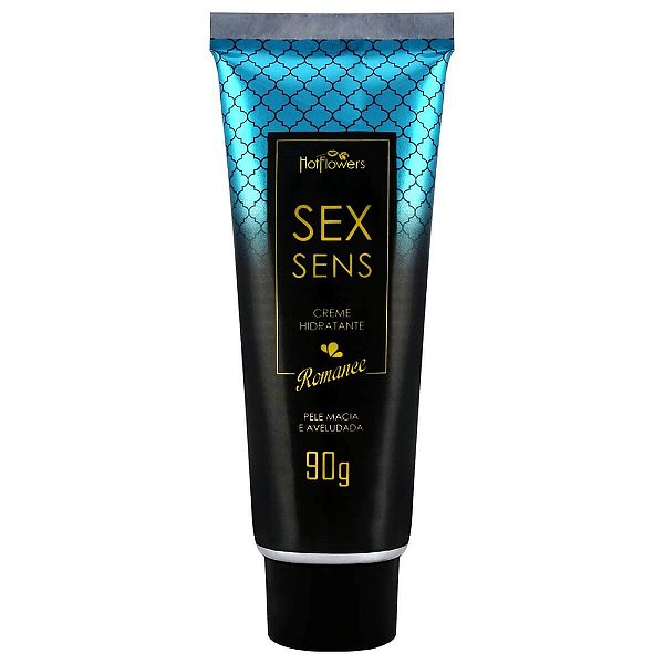 Creme Hidratante Sex Sens Corporal Pele Macia E Aveludada 90g Hot Flowers - Romance
