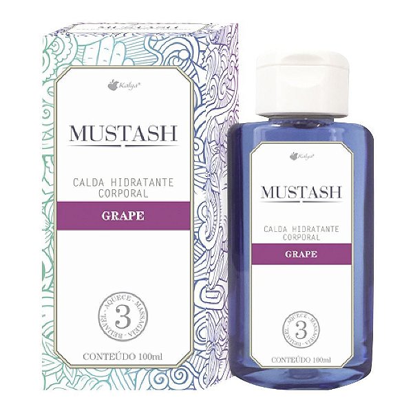 Mustash Grape Creme Hidratante Corporal 100ml Kalya