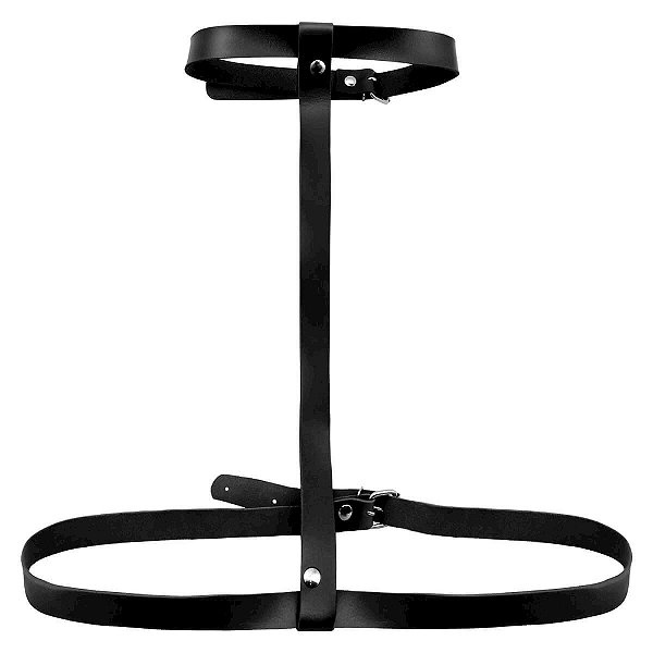Arreio Feminino Electra Harness Dominatrixxx - Preto