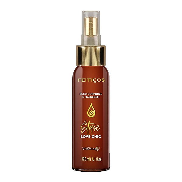 óleo Em Spray Para Massagem Corporal Com Vitamina D 120ml Feitiços - Love Chic