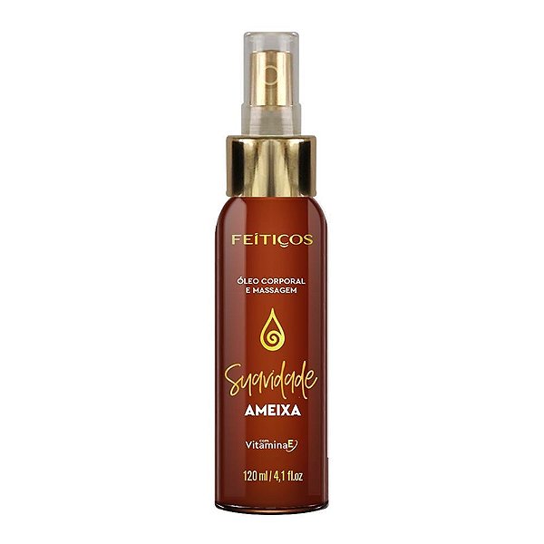 óleo Em Spray Para Massagem Corporal Com Vitamina D 120ml Feitiços - Ameixa
