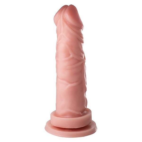 Pênis Maciço Com Ventosa 16,5 X 4,2 Cm Soulsex - Bege