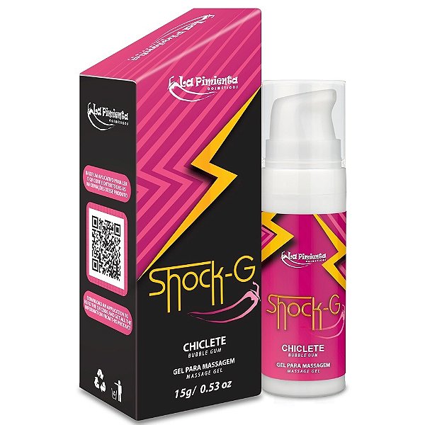 Gel Shock G Excitante 15g La Pimienta - Chiclete