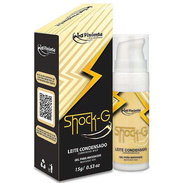 Gel Shock G Excitante 15g La Pimienta - Leite Condensado