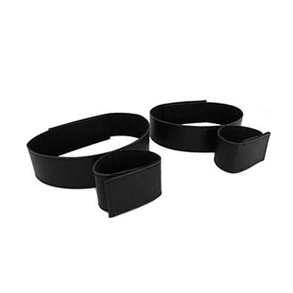Kit Algemas Bracelete Punhos E Coxas Flexível Dominatrixxx