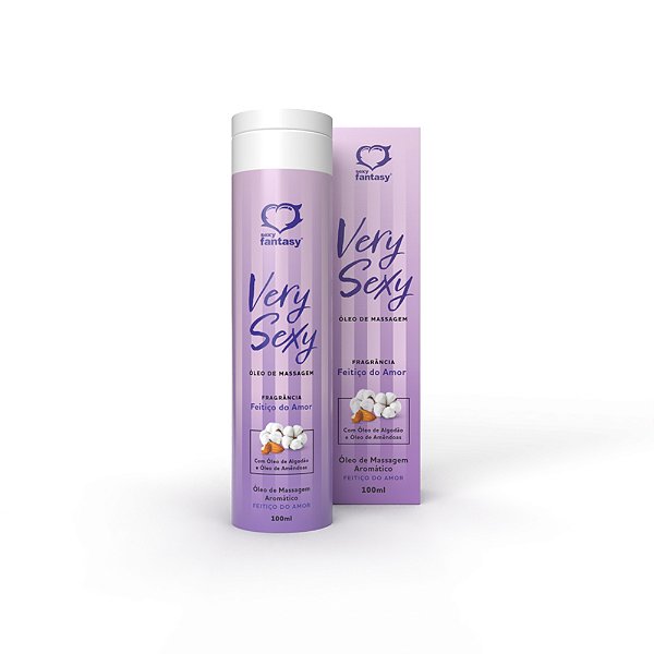 Very Sexy óleo Corporal Aromático 100ml Sexy Fantasy - Feitiço Do Amor