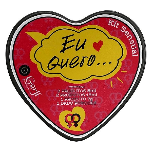 Kit Sensual Eu Quero Lésbica Garji