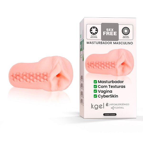 Sexfree Masturbador Vagina Cyberskin Com Texturas Bolinhas K Gel