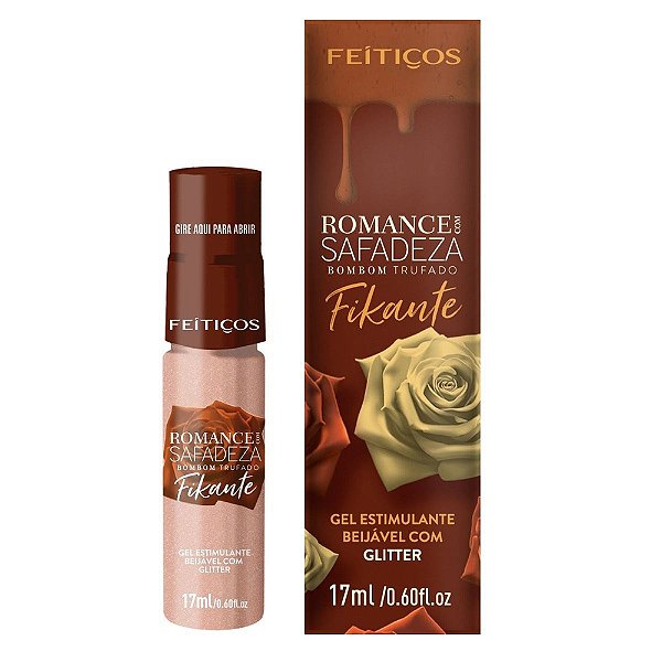 Romance Com Safadeza Gel Beijável Glitter 17ml Feitiços - Bombom Trufado