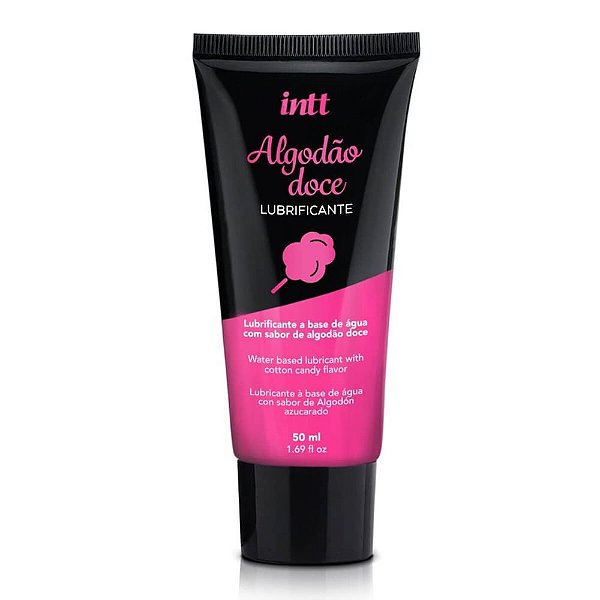 Lubrificante a Base De água Beijável Algodão Doce 50ml Intt