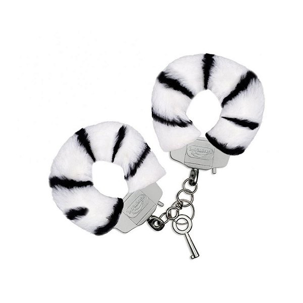 Algema Em Metal Com Pelúcia La Pimienta - Zebra