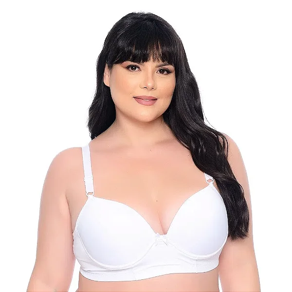 Sutiã Liso Plus Size Reforçado Patitex