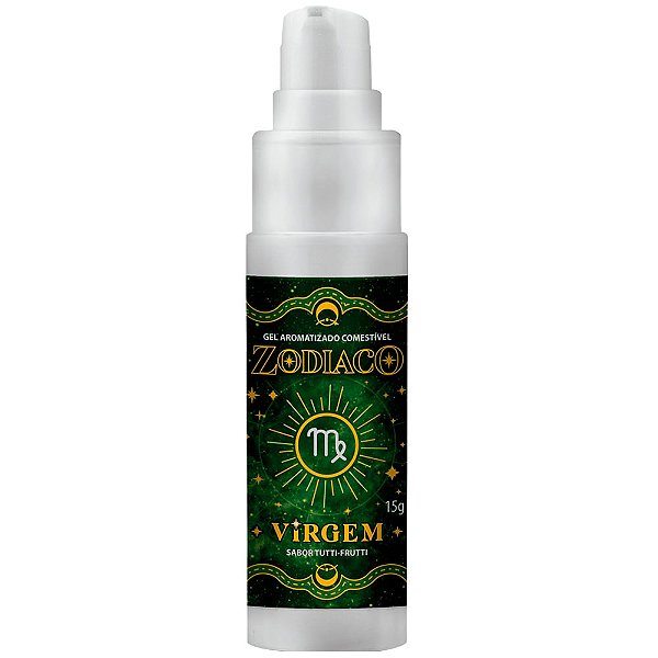Virgem Gel Comestível Hot 15g Linha Zodíaco Pepper Blend