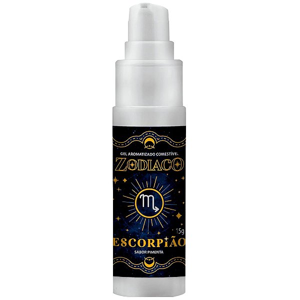 Escorpião Gel Extra Hot Comestível 15g Linha Zodíaco Pepper Blend