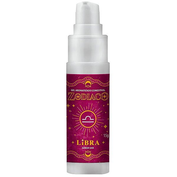 Libra Gel Hot Comestível 15g Linha Zodíaco Pepper Blend