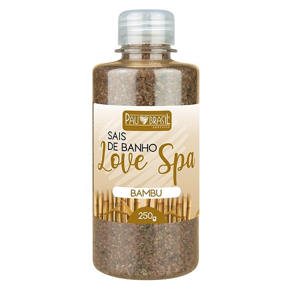 Love Spa 250g Sais De Banho Com Fragrância Afrodisíaca Pau Brasil - Bamboo