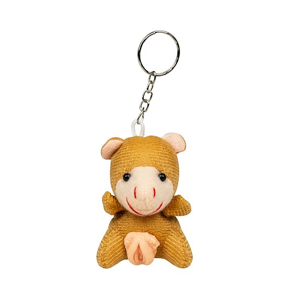 Coleção Chaveiro Bichinhos Fêmea Pau Brasil - Macaco
