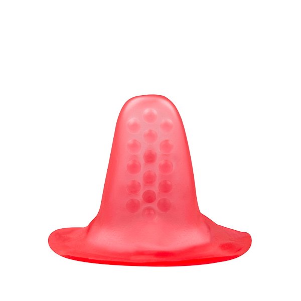 Capa De Língua Em Silicone Com Textura Estimulante Pau Brasil - Vermelho