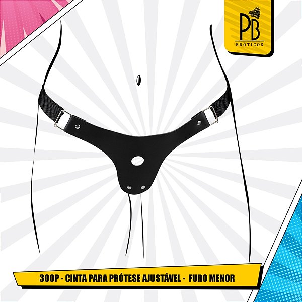 Cinta Peniana Ajustável Com Furo Pequeno P/ Prótese Pau Brasil