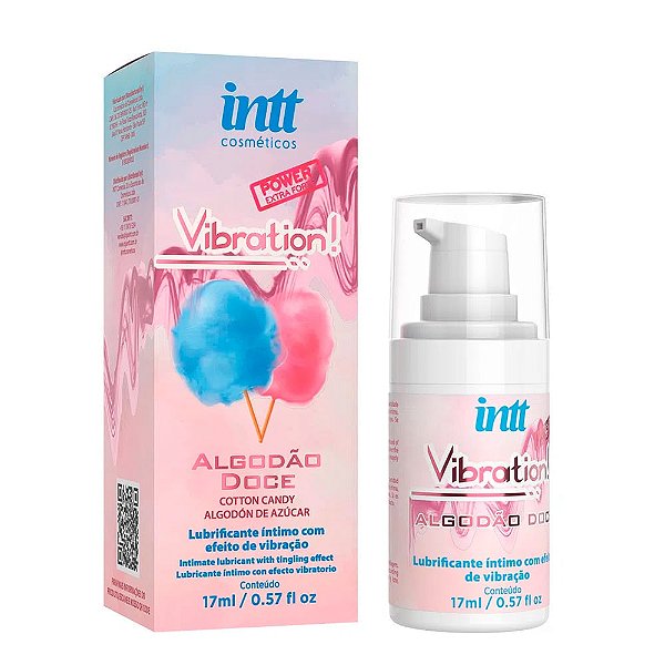 Vibration Estimulante Sabor Algodão Doce 17ml Intt