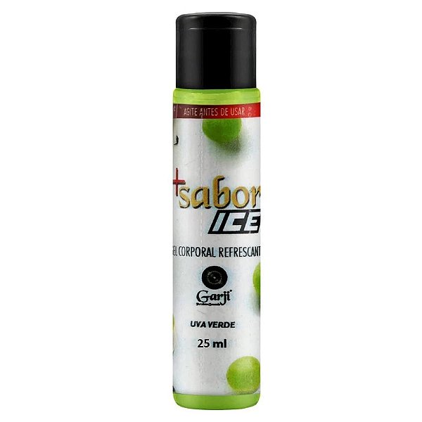 + Sabor Ice Gel Corporal Refrescante 25ml Garji - Uva Verde