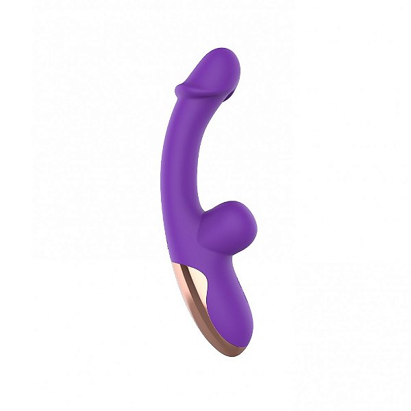Vibrador De Ponto G Em Formato De Pênis Vipmix - Roxo