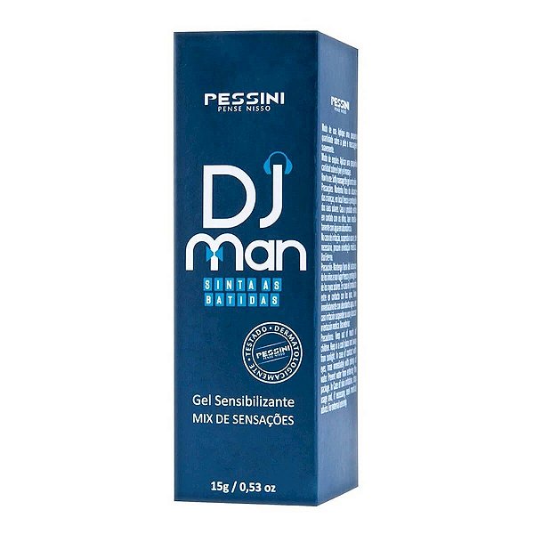 Dj Man Gel Excitante Masculino 15g Pessini